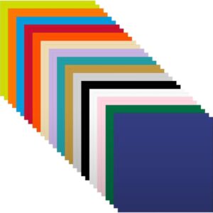 Smart Removable Vinyl Bundle – 30 Sheets, 13"x13", Assorted Colors for Cricut Explore 3 & Maker 3