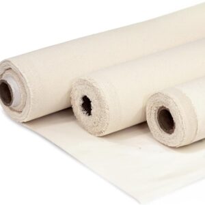 Cotton Duck Canvas Fabric – Heavy 10oz, 62" Wide, Natural (1 Yard)