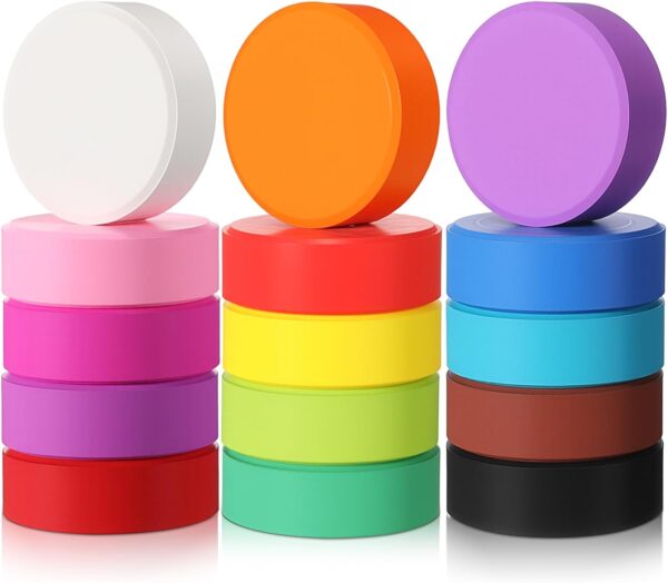 15-Color Tempera Paint Set – Washable Cakes for Art & Crafts
