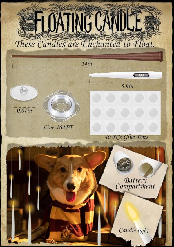 20 PCS Floating LED Candles with Remote – Flameless, Flickering Warm Light for Parties & Gifts - Image 4