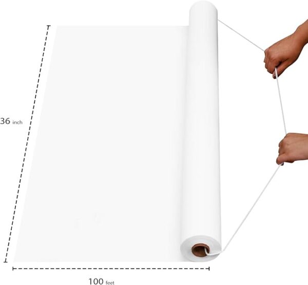 White Disposable Aisle Runner – 100 ft x 3 ft for Weddings & Events - Image 3