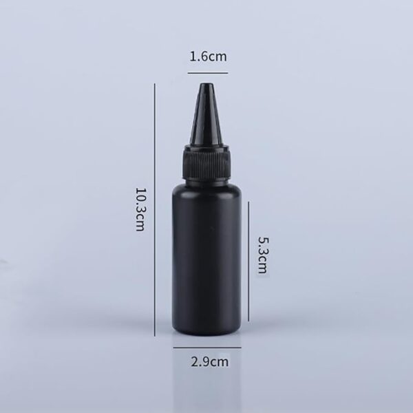 25pcs 30ml Black Squeeze Bottles with Caps – Refillable for Glue, Paint, Craft Liquids - Image 3