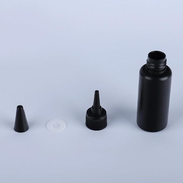 25pcs 30ml Black Squeeze Bottles with Caps – Refillable for Glue, Paint, Craft Liquids - Image 4