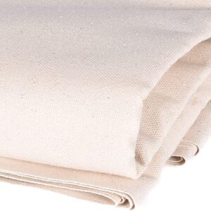 100% Natural Cotton 10oz Canvas Fabric (Duck), 63 Inches Wide X 3 Yards Long