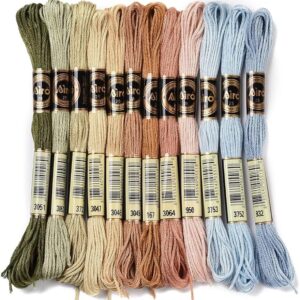 Variegated Embroidery Floss – 6-Ply Gradient Colors for Friendship Bracelets & Crafts
