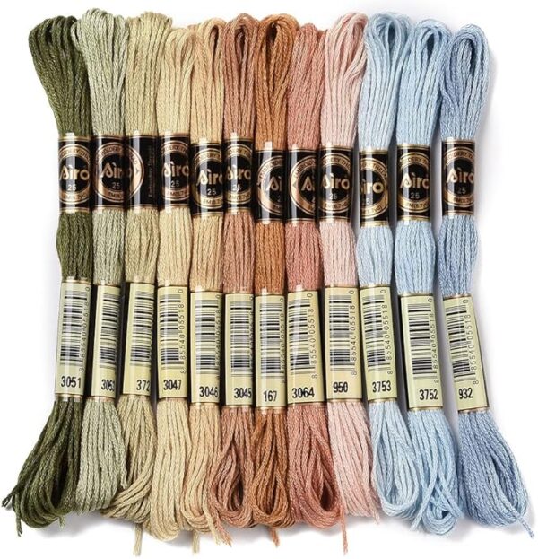 Variegated Embroidery Floss – 6-Ply Gradient Colors for Friendship Bracelets & Crafts