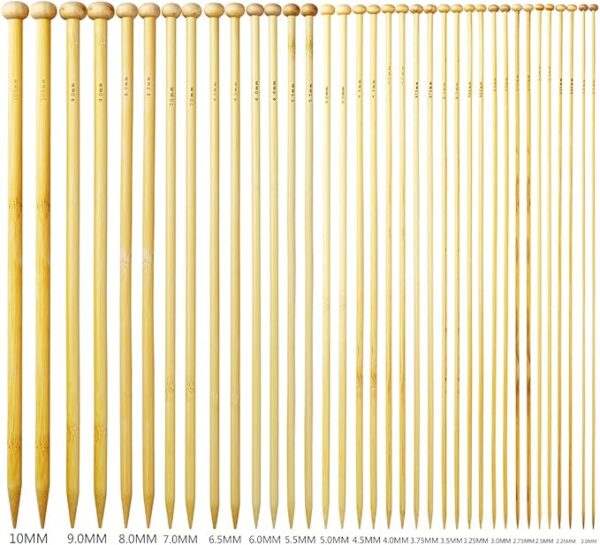 18-Pair Knitting Needles & Accessories Kit – Professional Durable DIY Set with Portable Case - Image 2