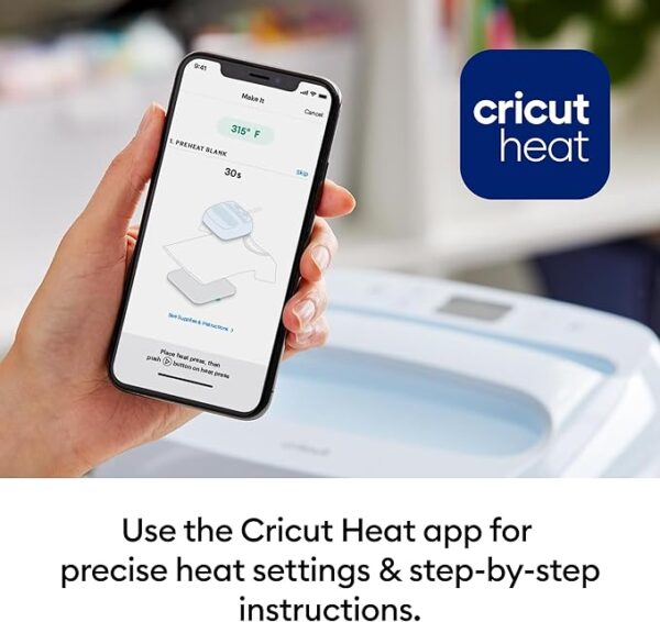Cricut EasyPress 3 Heat Press Machine (9"x 9") with Heat Press Mat (12" x 12") - Image 3