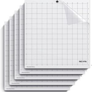 5-Pack StandardGrip Cutting Mats – 12x12 inch for Silhouette Cameo 4/3/2/1