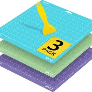 12"x12" Cutting Mat Variety Pack – 3pcs (Strong, Standard, Light Grip) for Cricut Crafts & Sewing