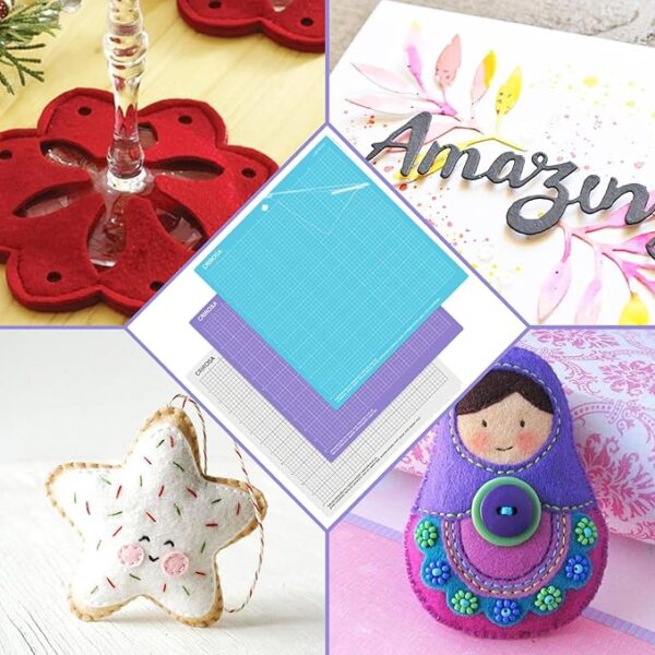 12x12 Cutting Mat 3-Pack for Silhouette Cameo 4/3/2/1 – Standard, Light & Strong Grip - Image 2