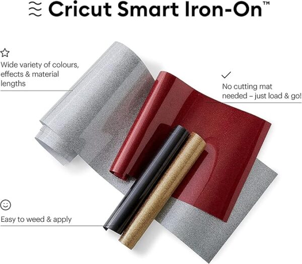 Smart Iron-On Gold – 2.7m (9ft) HTV Roll for Explore 3 & Maker 3 - Image 2