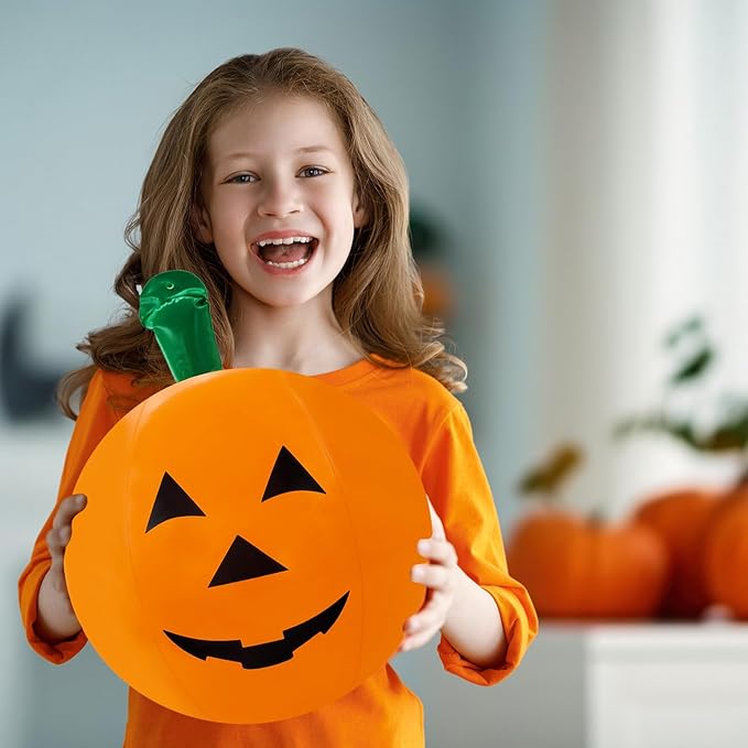 16" Halloween Pumpkin Inflatables (3-Pack) - Image 3