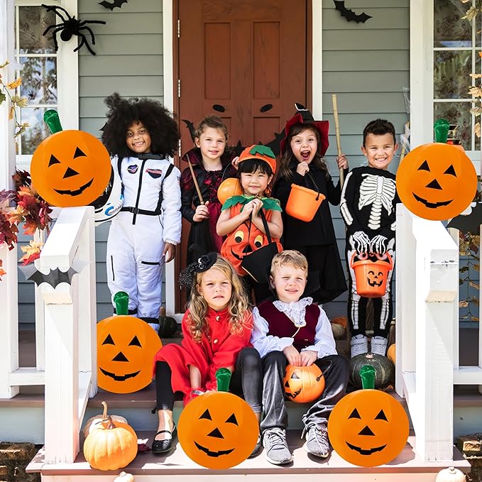 16" Halloween Pumpkin Inflatables (3-Pack) - Image 4