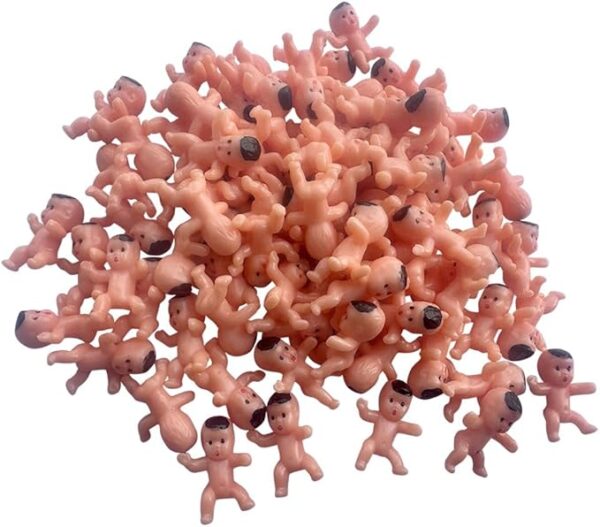 40PCS Mini Plastic Babies – Baby Shower Party Game Supplies