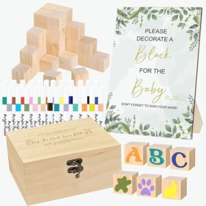 78PCS Baby Shower Games Sign Kit – Fun & Unique for Boys and Girls