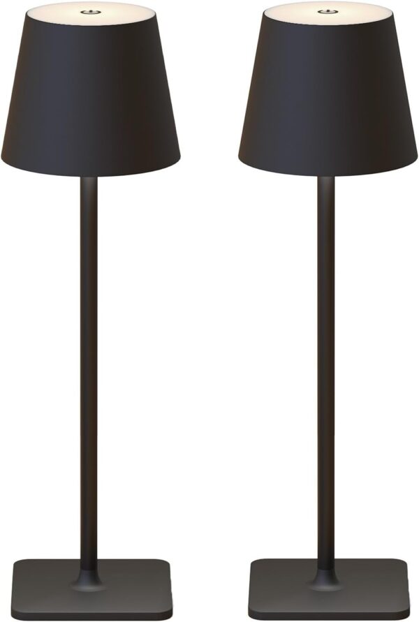 Cordless Table Lamp – Rechargeable 6000mAh Battery, Waterproof Outdoor Table Lamp
