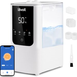 Smart Warm & Cool Mist Humidifier for Large Bedrooms