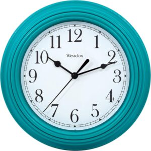 Contemporary Quartz Round Wall Clock – Analog Design, Battery Operated for Indoor Use