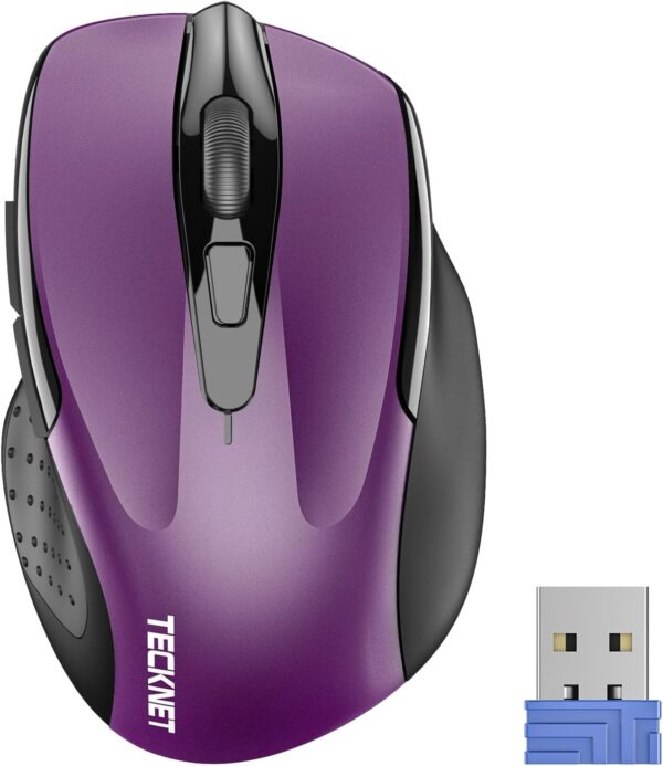 2.4G Wireless Ergonomic Optical Mouse – Comfortable Design for Smooth Navigation