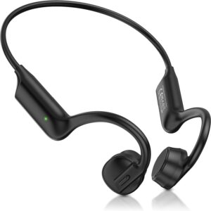 Bone Conduction Bluetooth 5.3 Headphones – Open-Ear Design for Safe Listening