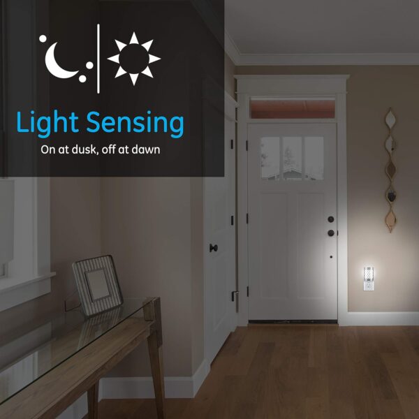 CoverLite LED Plug-In Night Light with Dusk-to-Dawn Sensor – Home & Bedroom LED Lighting - Image 4