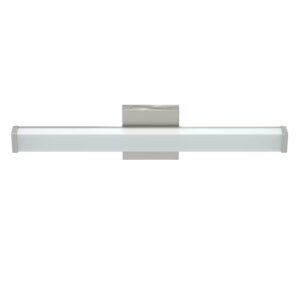 24.25-Inch 1-Light Brushed Nickel Integrated LED Bathroom Vanity Light