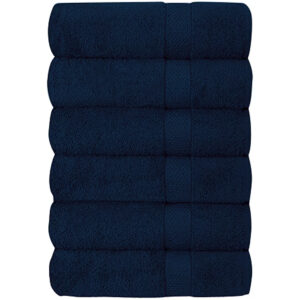 6-Piece Cotton Towel Set for Hotel and Spa Use
