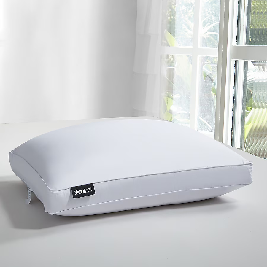 King Firm Down Pillow with Sateen Cotton and Gusset - Image 2