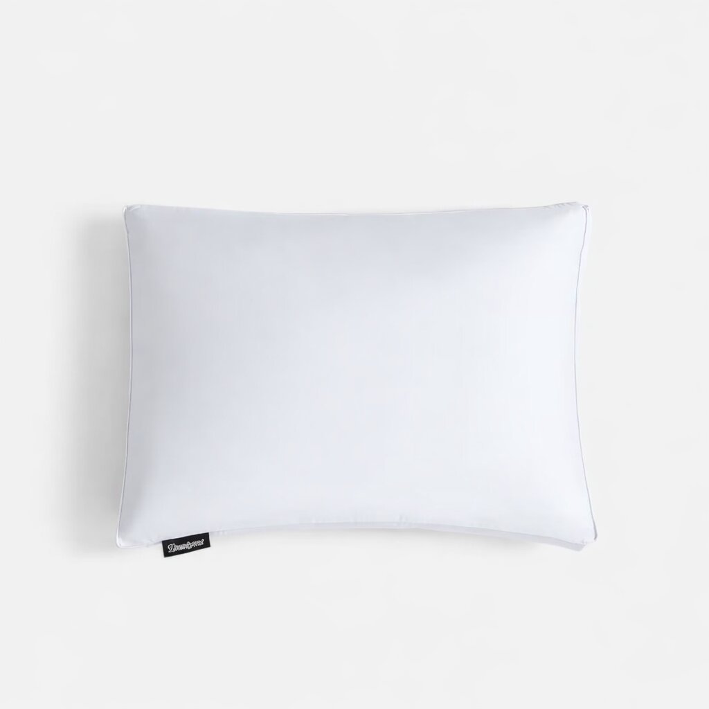 King Firm Down Pillow with Sateen Cotton and Gusset