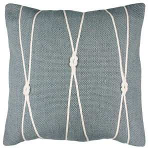 Square Accent Pillow in Vibrant Solid Blue