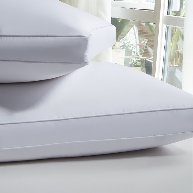 King Firm Down Pillow with Sateen Cotton and Gusset - Image 3