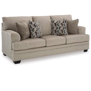 Queen Sofa Sleeper Pull-Out Couch Taupe