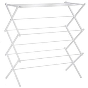 Foldable Portable Clothes Drying Rack White